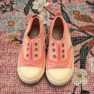 Kids Pink Slip-On Shoes